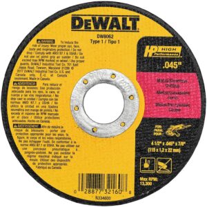 4-1/2" Cut-Off Wheel 5pk