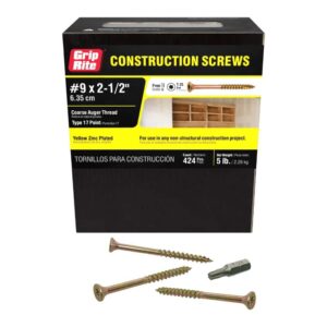 2-1/2" Construction Screws 5lb